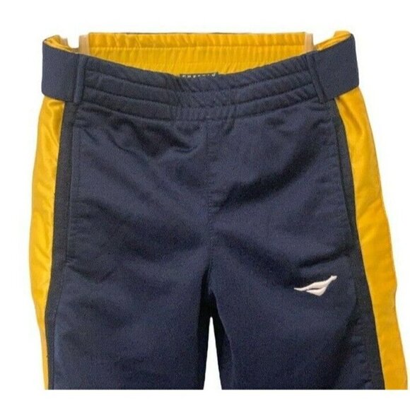 Cheetah Boys Track Pants Size S 4 Leg Snaps Blue Gold - Picture 4 of 11